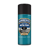 5X Hammerite Satin Black Spray Paint 400ml