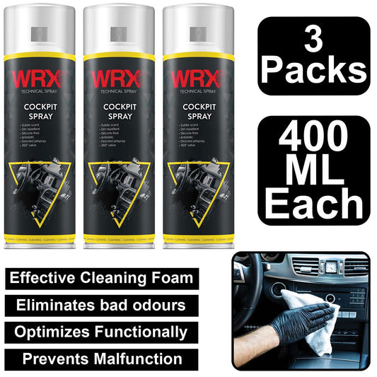 3X WRX Plastic Parts Cleaner Spray 400ml