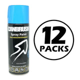 12X Canbrush C37 Light Blue Spray Paint 400ml