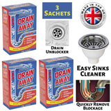 3X Drain Away Sachets 40g