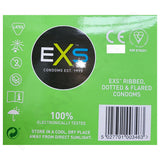 24X EXS Ribbed Condoms