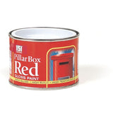 2X Pillar Box Red Paint Tin 180ml