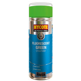 4X Hycote Fluorescent Green Spray Paint 400ml