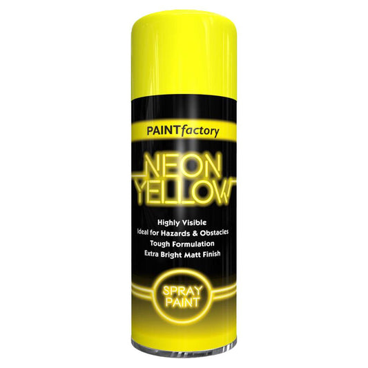 Paint Factory Fluorescent Neon Yellow Spray Paint 200ml