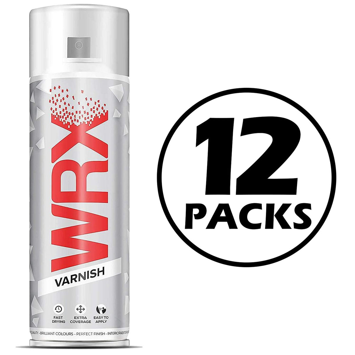 12X WRX Matt Varnish Spray Paint 400ml