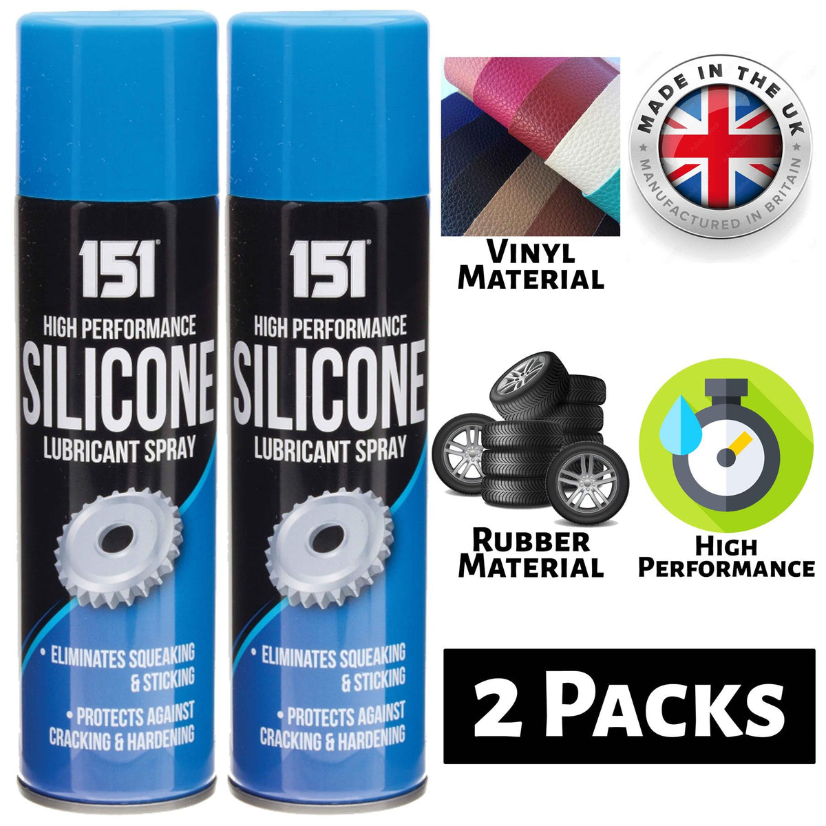 2X Silicone Lubricant Spray 200ml