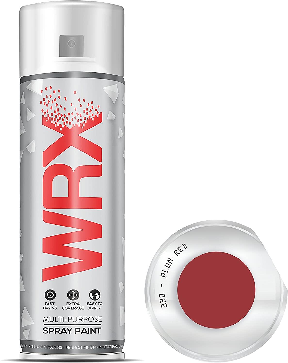 WRX Flat Plum Red Spray Paint Solvent Based 400ml