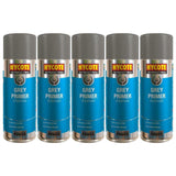 5X Hycote Grey Primer Spray 400ml