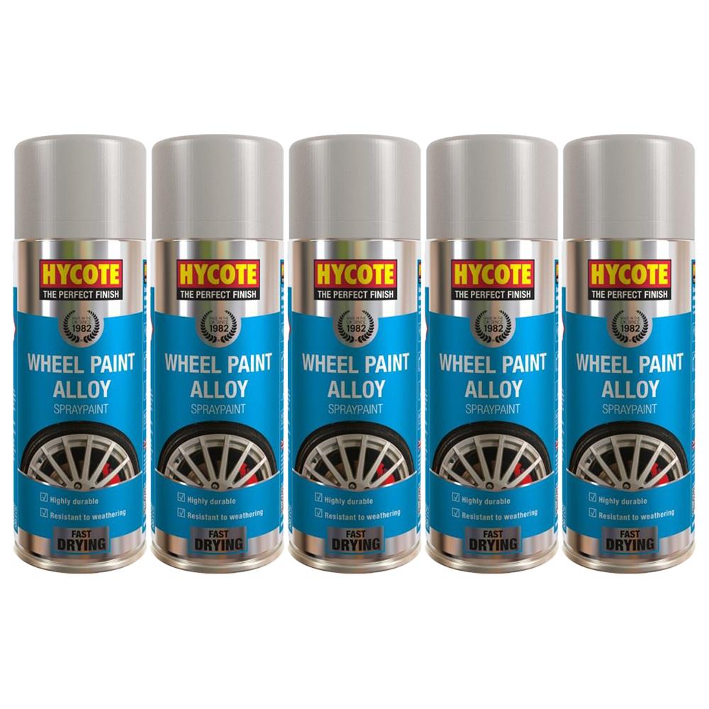 5X Hycote Alloy Wheel Spray Paint 400ml