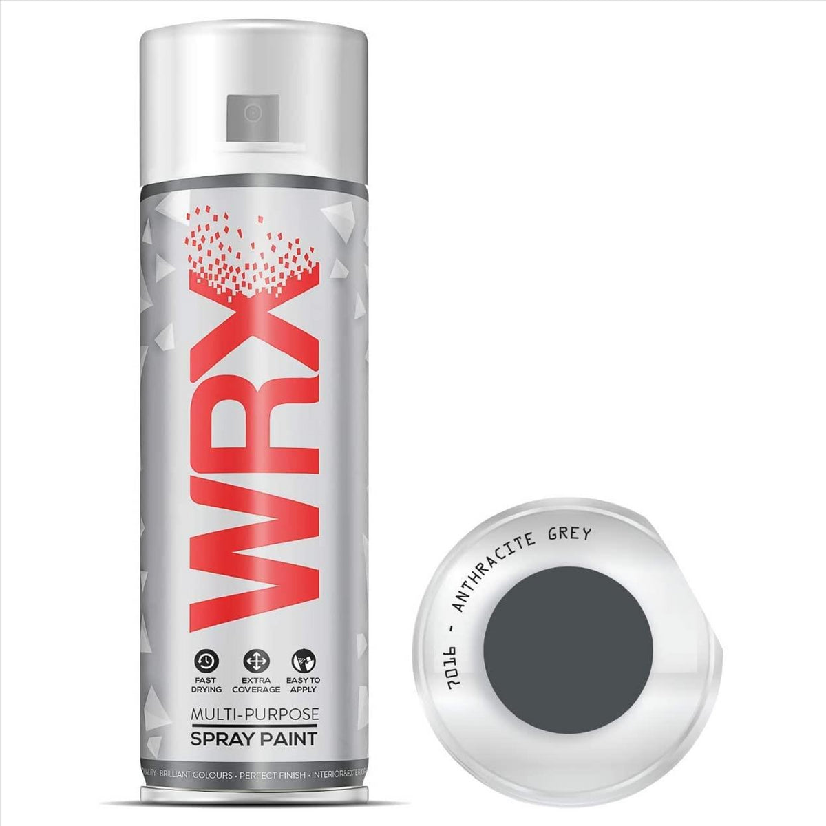 WRX Gloss Anthracite Grey 7016 Spray Paint Fast Dry 400ml