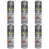 6X Paint Factory Grey Primer Spray 250ml