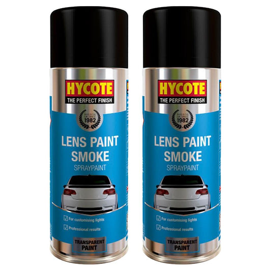 2X Hycote Lens Paint Smoke Spray Paint 400ml