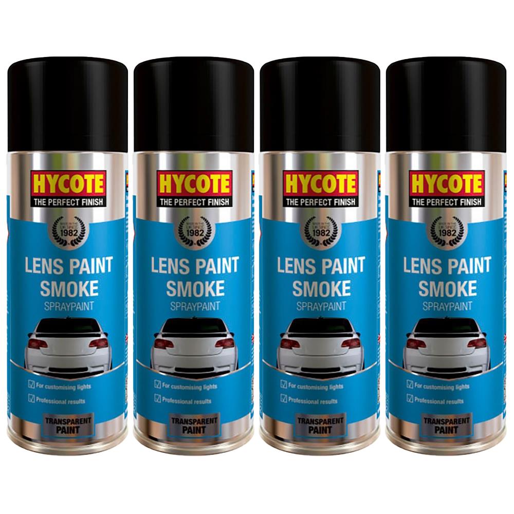 4X Hycote Lens Paint Smoke Spray Paint 400ml