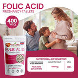 Folic Acid 400mcg - 400 Tablets