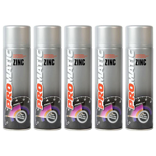 5X Promatic Zinc Rich Primer Spray 500ml