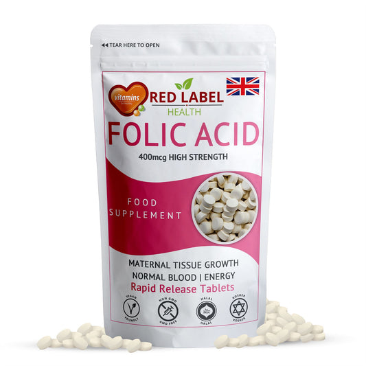 Folic Acid 400mcg - 30 Tablets