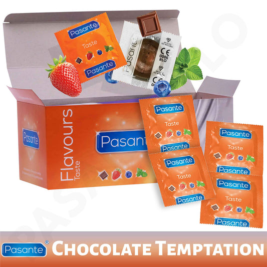 48X Pasante Flavoured Latex Condoms Chocolate Temptation