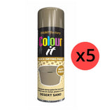 5X Paint Factory Desert Sand Matt Spray Paint 250ml