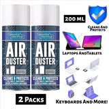 2X Air Duster Spray Spray Paint 200ml