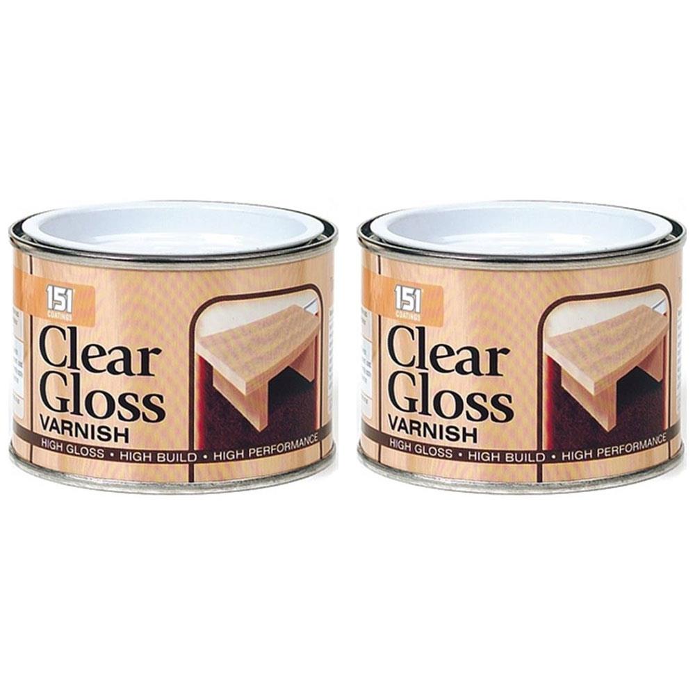 2X Clear Gloss Varnish 180ml