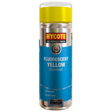 2X Hycote Fluorescent Yellow Spray Paint 400ml