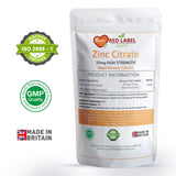 Zinc Citrate 50mg - 200 Tablets