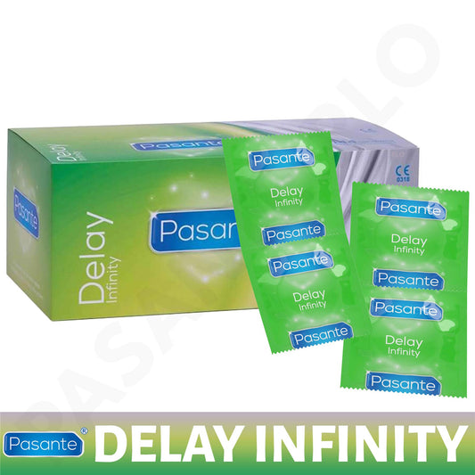 24X Pasante Delay & Infinity Condoms