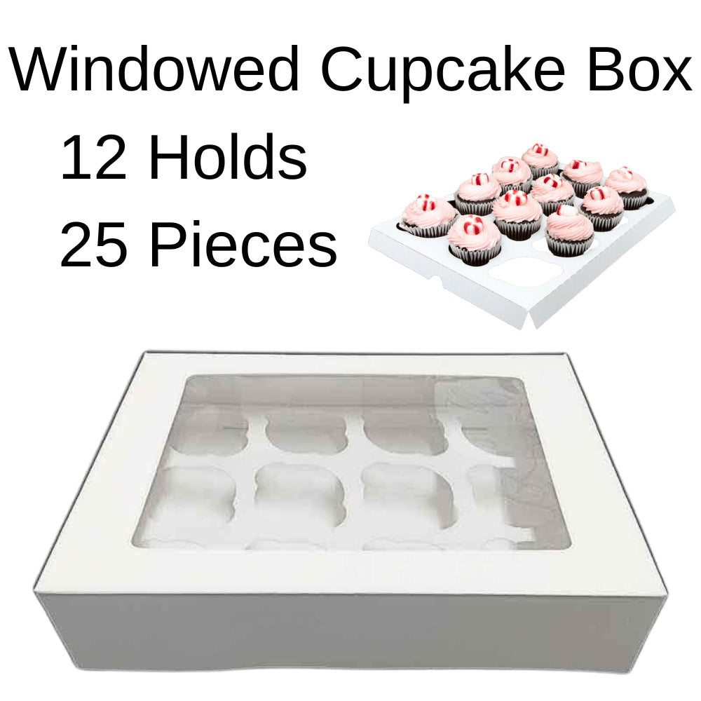 12 Hole Cupcake Boxe  25X