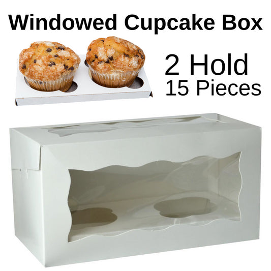 2 Hole Cupcake Boxe - 15X