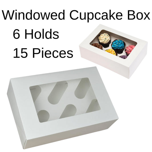 6 Hole Cupcake Boxe  15X