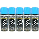 5X Canbrush C37 Light Blue Spray Paint 400ml