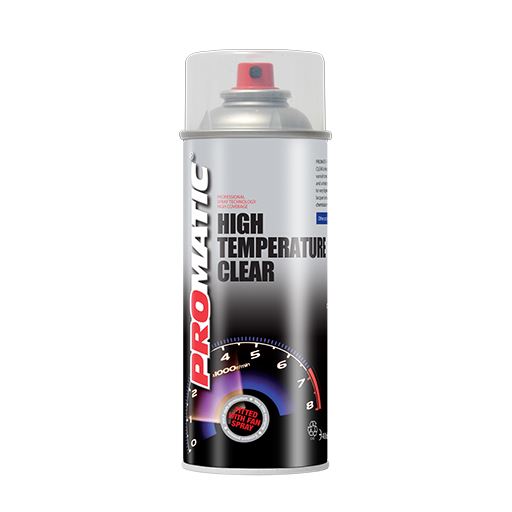 Promatic Clear High Temperature Spray Paint 400ml