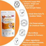 Turmeric with Black Pepper & Ginger 300 Tablets - 2620mg