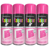 4X Paint Factory Perfect Pink Gloss Spray Paint 400ml