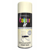 Paint Factory Ivory Silk Gloss Spray Paint 400ml