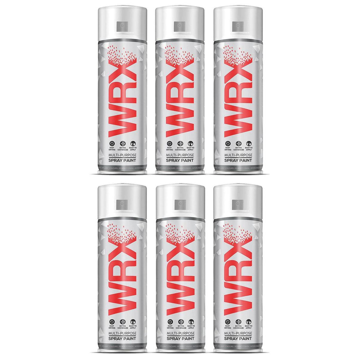 6X WRX Traffic Red Spray Paints 400ml