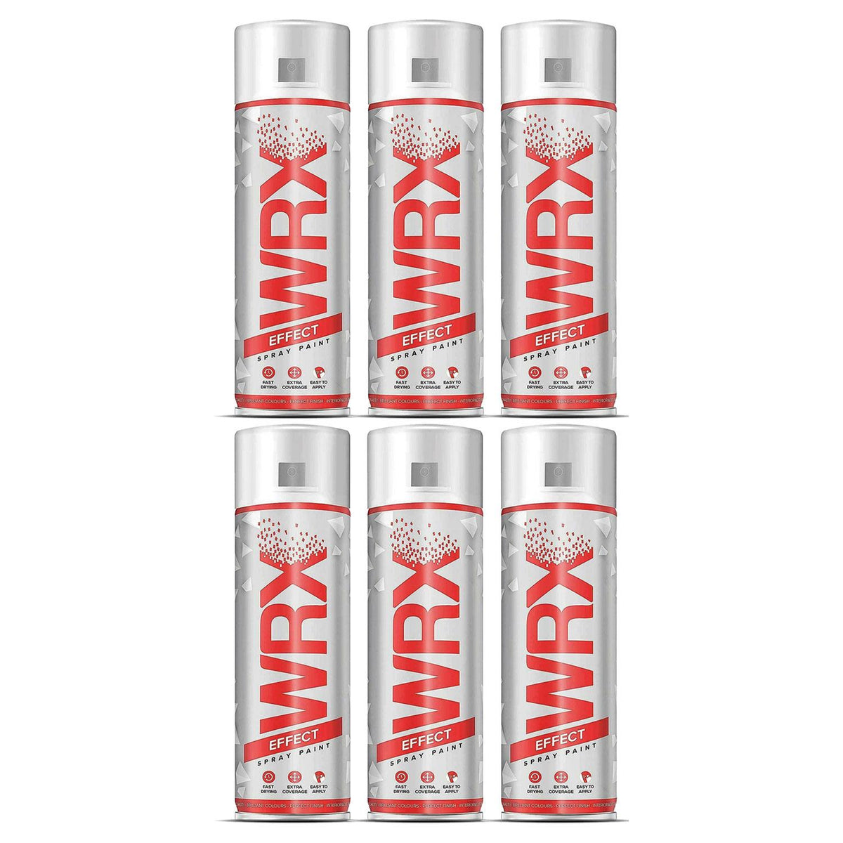 6X WRX Silver Wheel Spray Paint 500ml