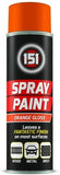 2X Paint Factory Original Orange Gloss Spray Paint 400ml