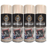 4X Paint Factory Champagne Gold Metallic Spray Paint 400ml