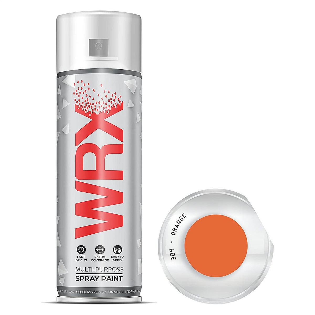 WRX Flat Orange Spray Paint Solvent Based 400ml