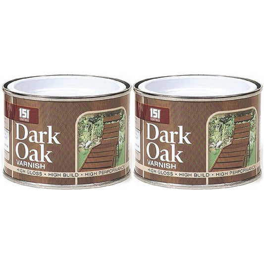 2X Dark Oak Varnish 180ml