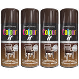 4X Paint Factory Espresso Brown Gloss Spray Paint 400ml