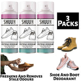 3X Shuu & Boot Deodorant Spray 250ml