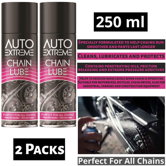 2X Chain Lube Spray 250ml