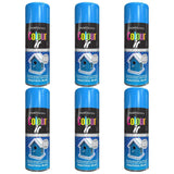 6X Paint Factory Beautiful Blue Gloss Spray Paint 250ml