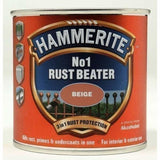 6X Hammerite No.1 Rustbeater Beige 250ml