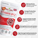 Vitamin B12 1000mcg - 300 Tablets