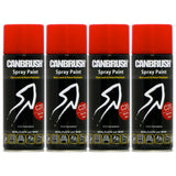 4X Canbrush C20 Monsa Red Spray Paint 400ml