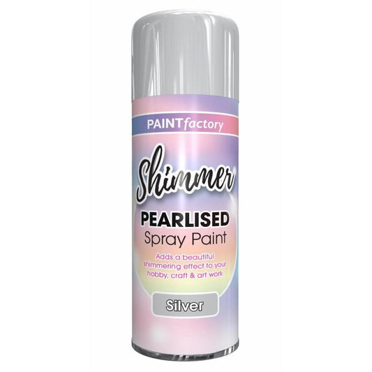 Paint Factory Pearlised Silver Paint 400ml