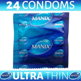 24X Mates Condoms Ultra Thin